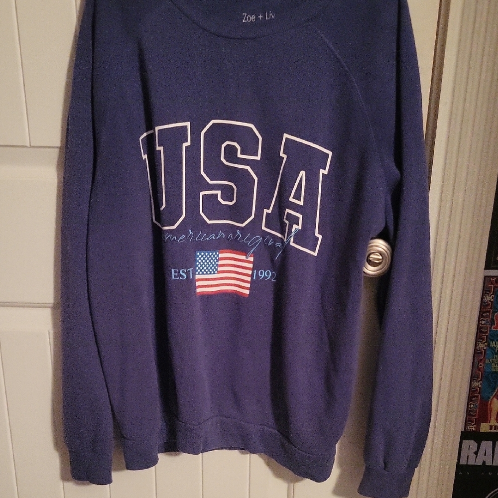 Zoe + Live USA Sweater